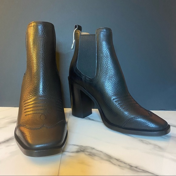 $500 OFF-WHITE High Heel Cowboy Bootie - Picture 11 of 16